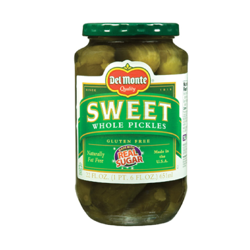 Del Monte Sweet Whole Pickles - 22oz – Gedney Foods
