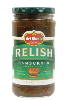 Del Monte Hamburger Relish - 12oz