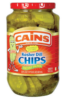 Cains Kosher Dill Chips - 22oz